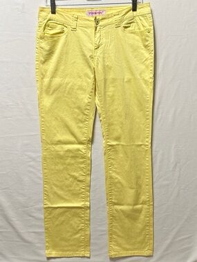 Vintage YOU & YOU Yellow Straight Leg Jeans Y2K - XXL/50 (It) 44 (Ger) 46 (Fr)